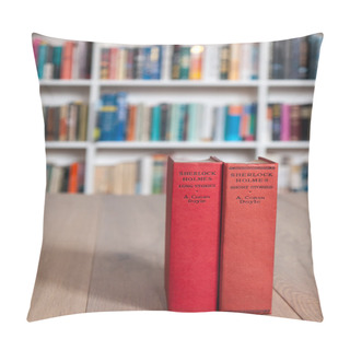 Personality  Aged Copies Of Sherlock Holmes Stories Pillow Covers