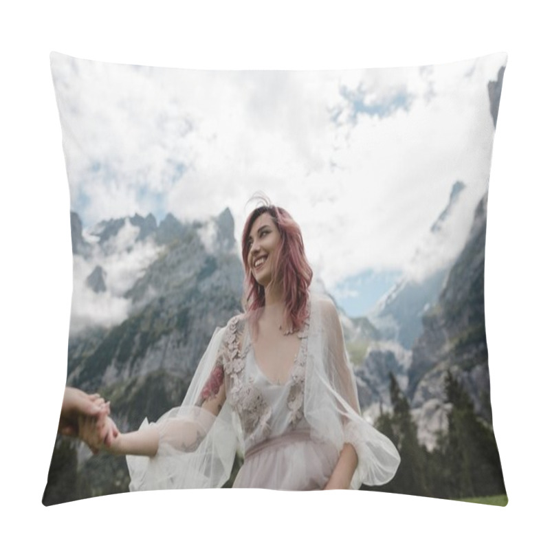 Personality  Wedding Dress Pillow Covers