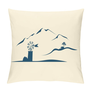 Personality  Landscape In Majorca Pillow Covers
