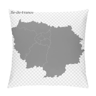 Personality  High Quality Map Region Of France Pillow Covers