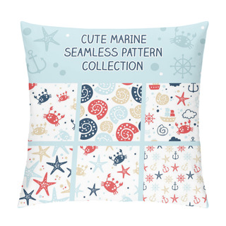 Personality  Sea Marine Patterns Collection Pillow Covers