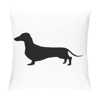 Personality  Dachshund Dog Silhouette Pillow Covers