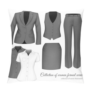 Personality  The Outfits For The Professional Business Women. Pillow Covers