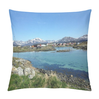 Personality  A Small Village Called Sommary, Northern Norway  Pillow Covers