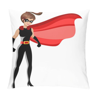 Personality  Superhero Woman Standing Pillow Covers