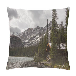 Personality  Mount Schaffer In Lake O'Hara, Yoho National Park, British Columbia, Canada Pillow Covers
