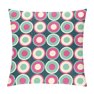 Personality  Vector Colorful Abstract Retro Seamless Geometric Pattern Pillow Covers