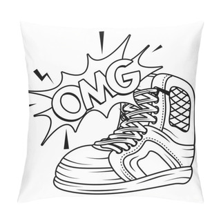 Personality  Tennis Sport Shoes Pop Art Style Pillow Covers