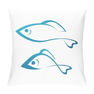 Personality  Golden Fish And Grayling Pillow Covers