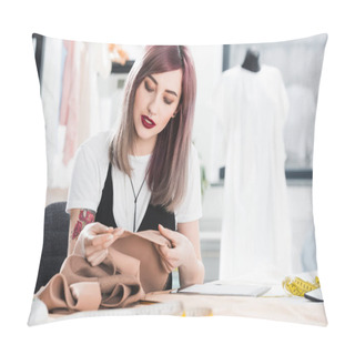 Personality  Fashion Designer In Clothing Store Pillow Covers