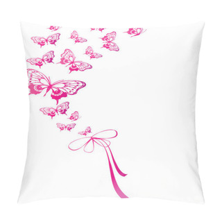 Personality  Butterflies Card Design Pillow Covers