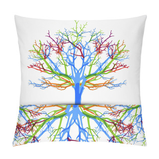 Personality  Abstract Colorful Tree.  Pillow Covers