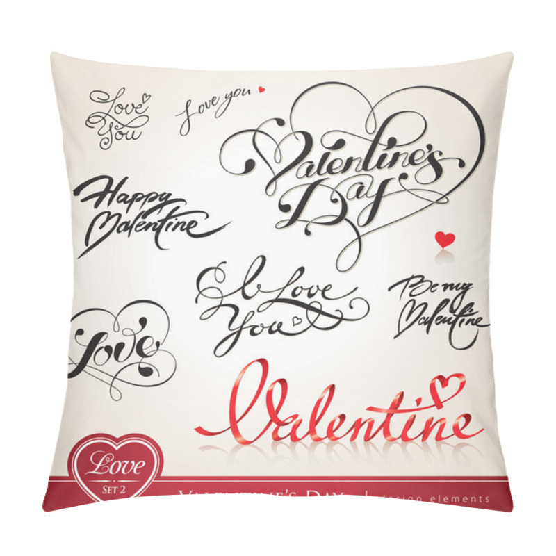 Personality  Set Of Valentine Pillow Covers