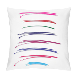 Personality  Vector Hand Drawn Lines Collection Pillow Covers