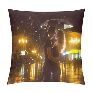 Personality  Kiss In The Moonlight. Raster Pillow Covers