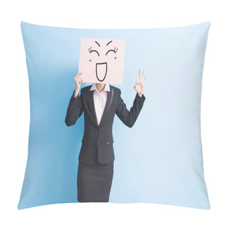 Personality  Business Woman Take Billboard Pillow Covers