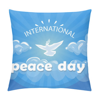 Personality  World Peace Day Poster Pillow Covers