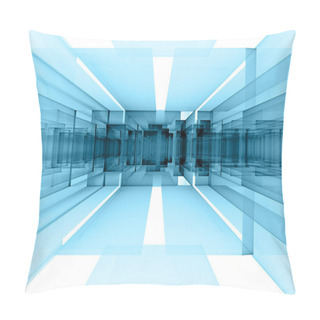 Personality  Abstract Portal Or Data Center - Digitally Generated Image Pillow Covers