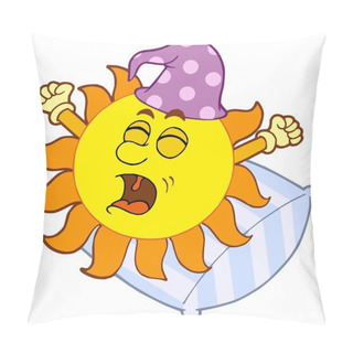 Personality  Waking Up Sun Pillow Covers