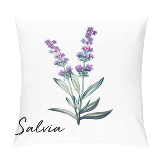 Personality  Beautiful Flower Art Water Color Illustration Art Pillow Covers