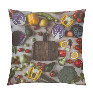 Personality  Cutting Board With Vegetables Pillow Covers