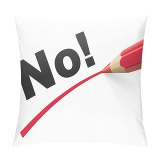 Personality  Pencil Check No. Vector Illustration Pillow Covers