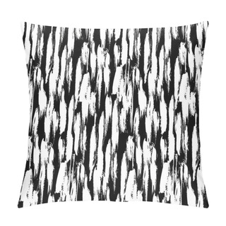 Personality  Pattern With Brushstrokes And Stripes Pillow Covers