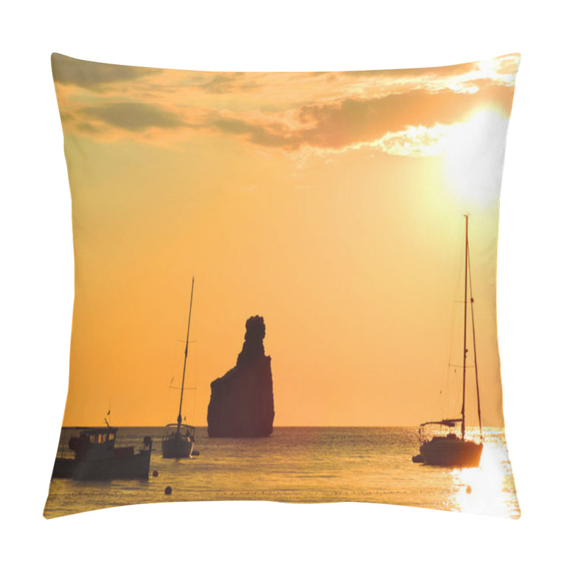 Personality  Sunset scene at Benirras beach pillow covers