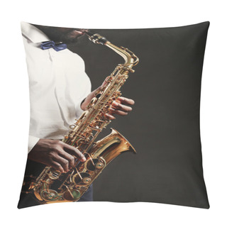 Personality  African American Jazz Musician  Pillow Covers
