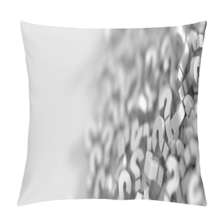 Personality  Infinite Question Marks Pillow Covers