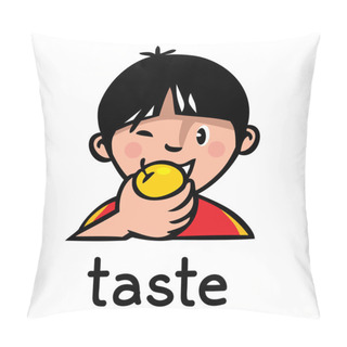 Personality  Taste Sense Icon Pillow Covers