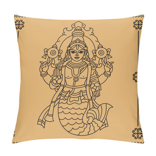 Personality  Indian Goddess Pillow Covers