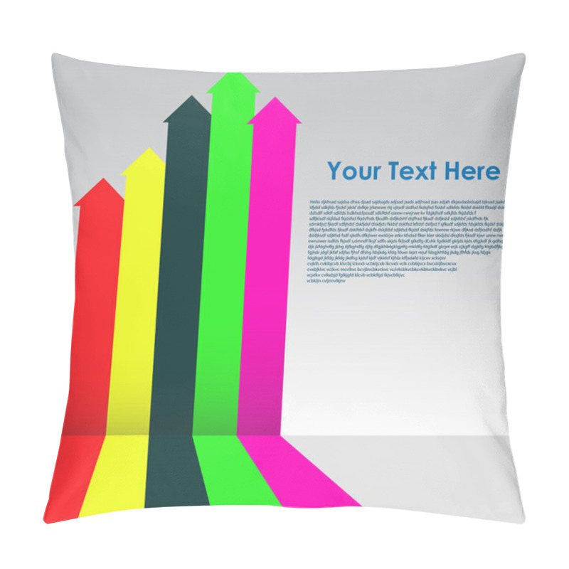 Personality  Beautiful Growing Arrows Concept pillow covers