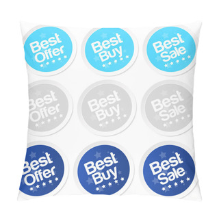 Personality  Best Buy Stickers. Vector Pillow Covers