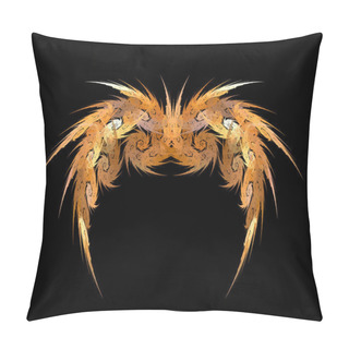 Personality  Spiky Abstract Grunge Wings Pillow Covers