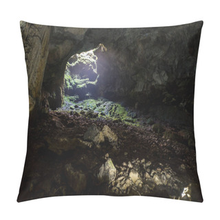 Personality  Cave Stalactites, Stalagmites, And Other Formations At Emine-Bair-Khosar, Crimea Pillow Covers