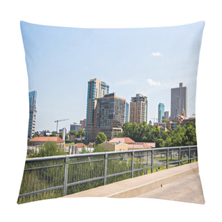 Personality  Fort Worth Texas City Skyline And Downtown Pillow Covers