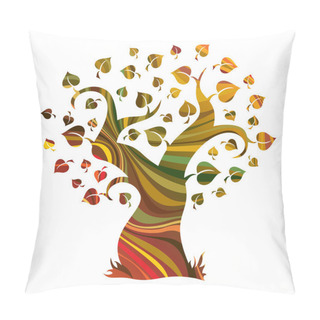 Personality  Multicolour Abstract Tree Pillow Covers