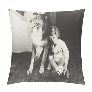 Personality  Collie Guards Sleeping Child Pillow Covers