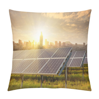 Personality Solar Panels Under Sky Pillow Covers