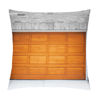 Personality  Brown Garage Door Pillow Covers