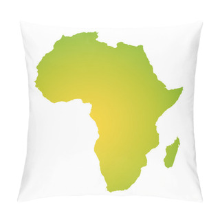 Personality  African Continent Pillow Covers