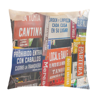 Personality  Argentinian Posters Colourful Pattern Pillow Covers