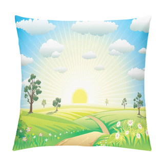 Personality  Sunny Meadow Pillow Covers