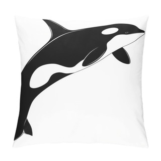 Personality Killer Whale, Tattoo Pillow Covers
