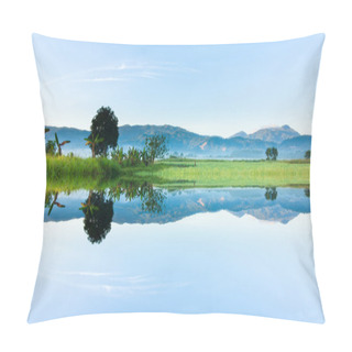 Personality  Reflection Of Nature At Sabah, Borneo, Malaysia Pillow Covers