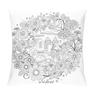 Personality  Fantastic Garden Scenery Pillow Covers