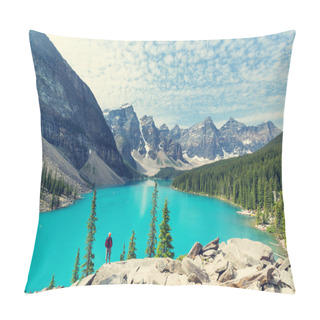 Personality  Moraine Lake In Canada  Pillow Covers