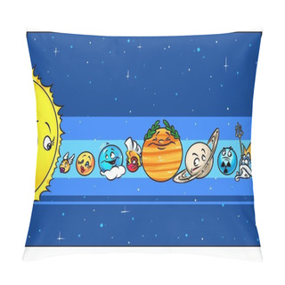 Personality  Solar System Planets Pillow Covers