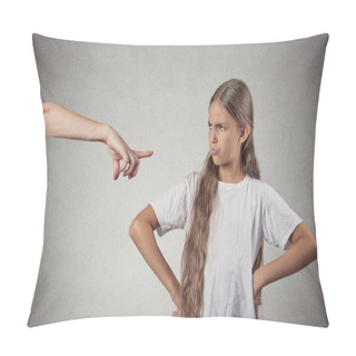 Personality  Child Parent Confrontation Pillow Covers